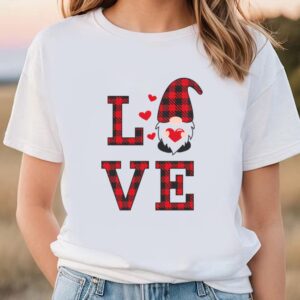 Valentines Womens Shirts Gnomes Love valentine Day T Shirt 1