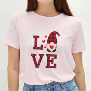 Valentines Womens Shirts Gnomes Love valentine Day T Shirt 3