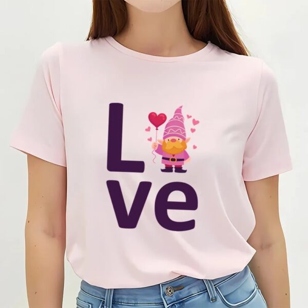 Valentines Womens Shirts, Gome Love Ballon Valentine T-Shirt