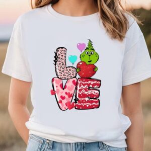 Valentines Womens Shirts Love Grinchs Happy Valentine Shirt 1