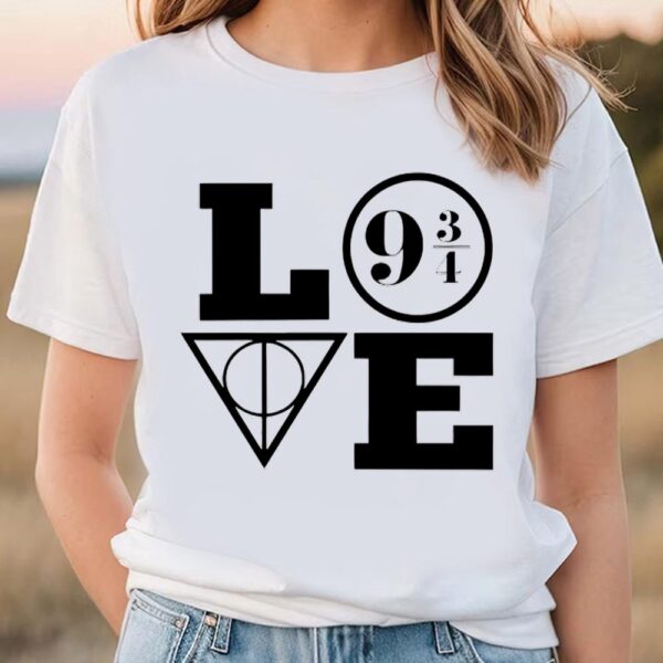 Valentines Womens Shirts, Love Harry Potter Valentine Day Shirt