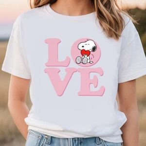 Valentines Womens Shirts, Love Snoopy…