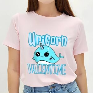 Valentines Womens Shirts Magical Unicorn Valentines Day Love T Shirt 3