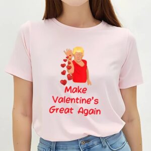 Valentines Womens Shirts Make Valentines Day Great Again Cupid Trump Bae T Shirt 3