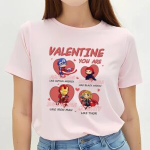 Valentines Womens Shirts Marvel Avengers Valentine Shirt 3