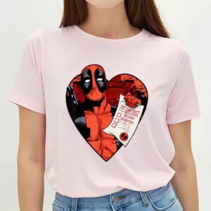 Valentines Womens Shirts Marvel Deadpool Valentine To Do List T Shirt 3