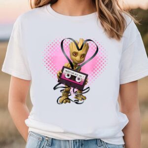 Valentines Womens Shirts Marvel Guardians Of The Galaxy Groot Valentines T shirt 1