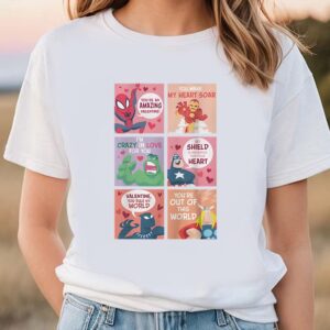 Valentines Womens Shirts Marvel Multiverse Valentines Day Shirt 1