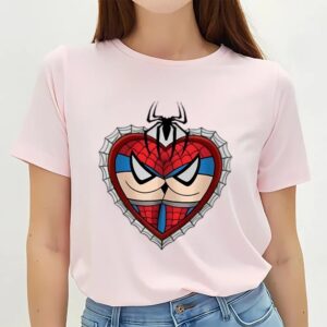 Valentines Womens Shirts Marvel Valentines Day Love Spider Man Valentine Shirt 3