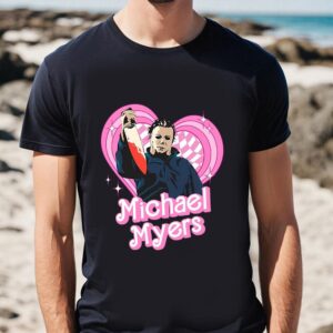 Valentines Womens Shirts Michael Myers Pink Dolls Valentine Shirt 1