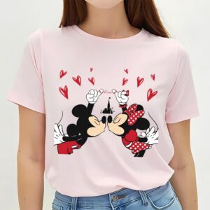 Valentines Womens Shirts Mickey Minnie Happy Valentines Day Shirt 1