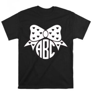 Valentines Womens Shirts Monogram Valentines Day Shirt 1