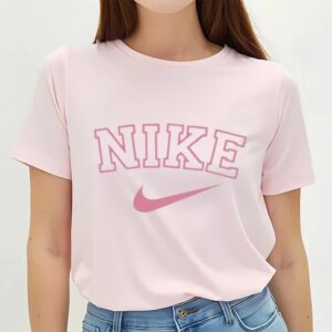 Valentines Womens Shirts Nike Logo Valentine Pink Unisex T Shirt 3