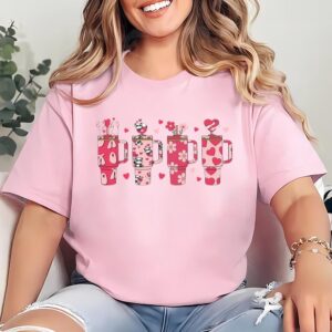 Valentines Womens Shirts Obsessive Cup Disorder Valentines Day Candy Heart Shirt 2