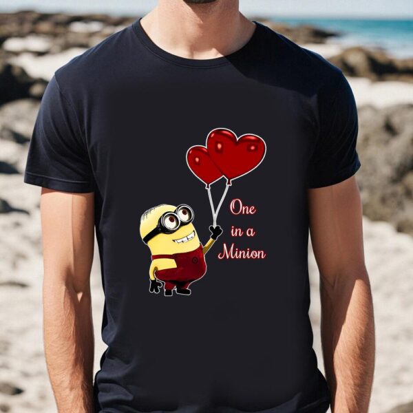 Valentines Womens Shirts, One In A Minion Valentine’s Days T-shirts