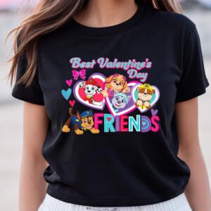 Valentines Womens Shirts Paw Patrol Best Valentines Day T Shirt 2