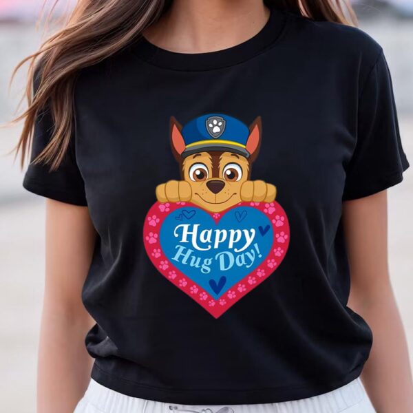 Valentines Womens Shirts, Paw Patrol Happy Valentine’s Day Puppy Shirt