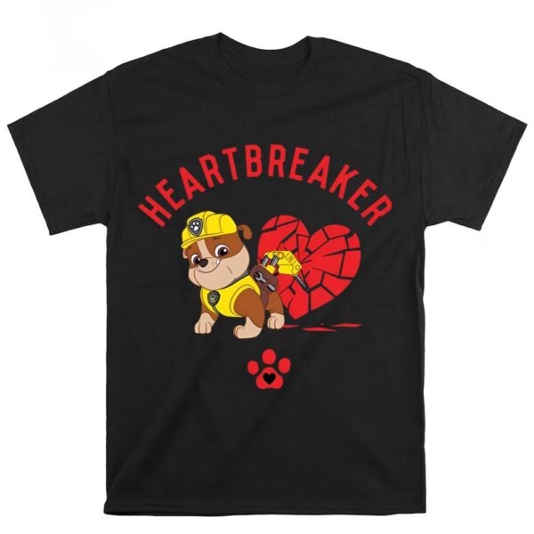 Valentines Womens Shirts, Paw Patrol Valentine’s Heartbreaker T-Shirt