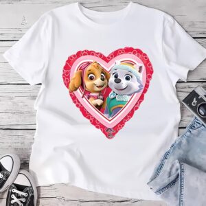 Valentines Womens Shirts Paw Patrol Valentines Shirt 1