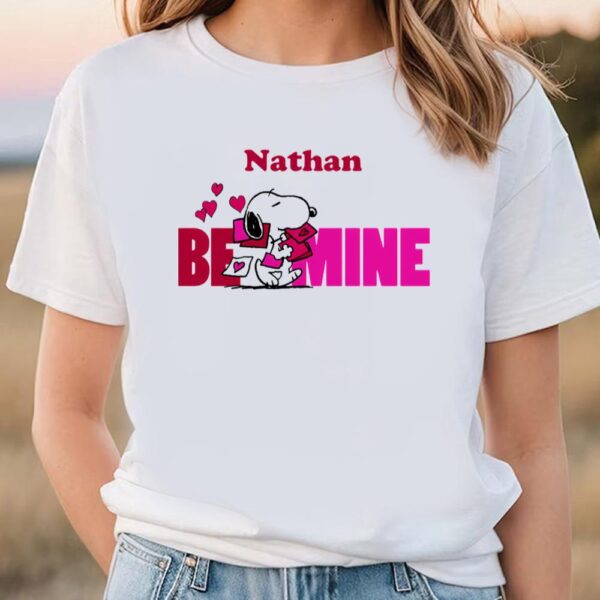 Valentines Womens Shirts, Peanuts Be Mine Valentine T-Shirt