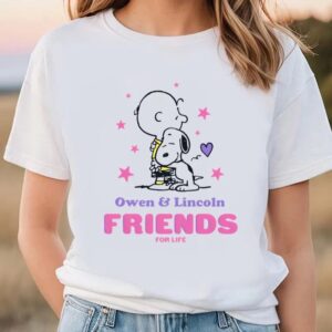 Valentines Womens Shirts Peanuts Friends For Life Valentine T shirt 2