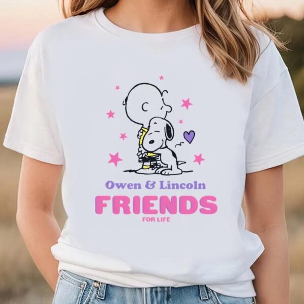 Valentines Womens Shirts, Peanuts Friends For Life Valentine T-shirt