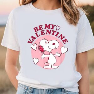 Valentines Womens Shirts Peanuts Snoopy Be My Valentine Shirt Gift For Lover 1