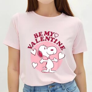 Valentines Womens Shirts Peanuts Snoopy Be My Valentine Shirt Gift For Lover 3