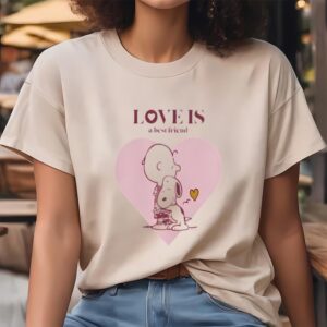 Valentines Womens Shirts, Peanuts Snoopy…