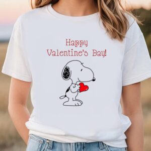 Valentines Womens Shirts, Peanuts Snoopy…