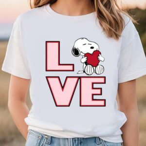 Valentines Womens Shirts, Peanuts Valentine…