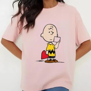 Valentines Womens Shirts Peanuts Valentines Day Charlie Brown Valentine Baby T Shirt 3