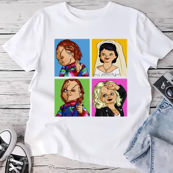 Valentines Womens Shirts, Pimp My Bride Child’s Play Chucky Tiffany Valentine Shirt