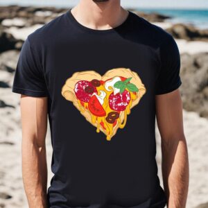 Valentines Womens Shirts Pizza Is My True Valentine T shirt 1