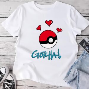 Valentines Womens Shirts Pokemon Gottha Pokeball Valentine Shirt 1