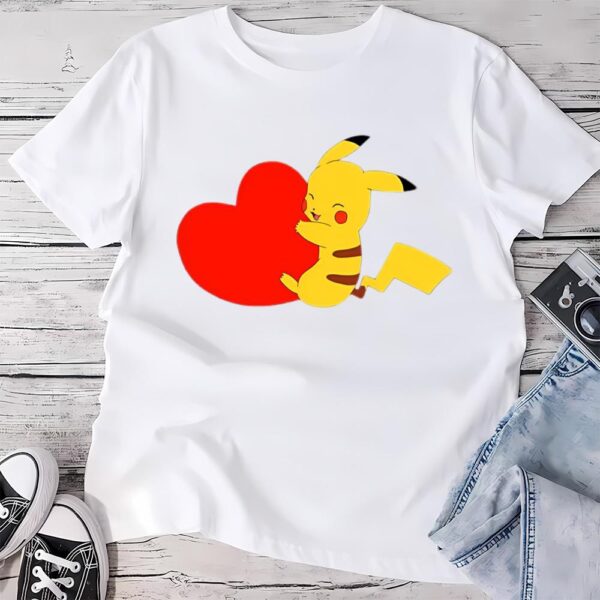 Valentines Womens Shirts, Pokemon With Heart GO Get Valentine Pokemon Valentine T-Shirt