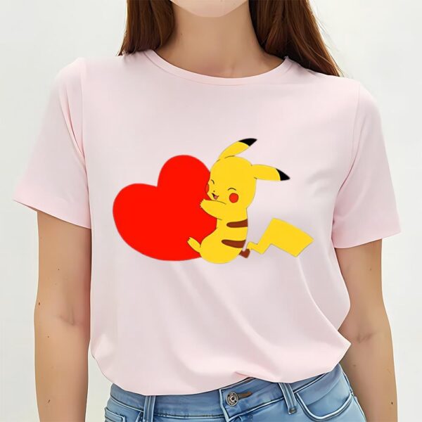 Valentines Womens Shirts, Pokemon With Heart GO Get Valentine Pokemon Valentine T-Shirt