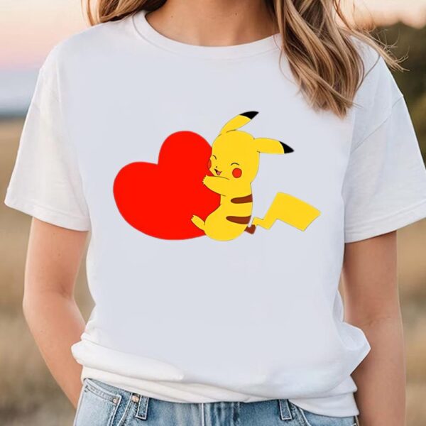 Valentines Womens Shirts, Pokemon With Heart GO Get Valentine Pokemon Valentine T-Shirt