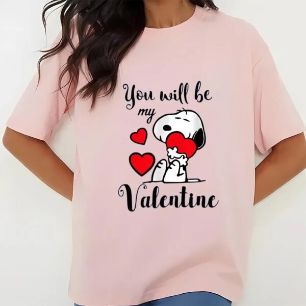 Valentines Womens Shirts, Snoopy And Valentine Snoopy Lover Gifts T-Shirt