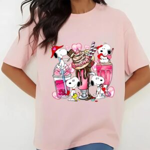 Valentines Womens Shirts Snoopy Coffee Valentine Shirt Drink And Food Valentine Shirt 3