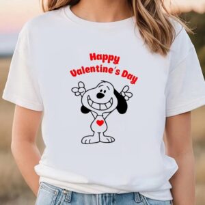 Valentines Womens Shirts Snoopy Happy Valentines Day Shirt 2