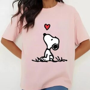 Valentines Womens Shirts Snoopy Heart Valentines Trending Shirt 3