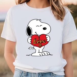 Valentines Womens Shirts, Snoopy Love…