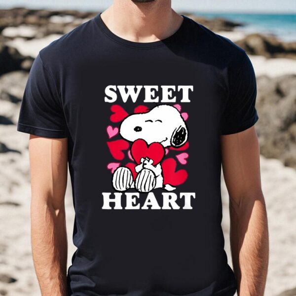 Valentines Womens Shirts, Snoopy Sweet Heart Shirt Snoopy Valentine Holiday Valentine Day Shirt