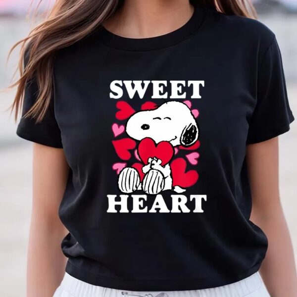 Valentines Womens Shirts, Snoopy Sweet Heart Shirt Snoopy Valentine Holiday Valentine Day Shirt