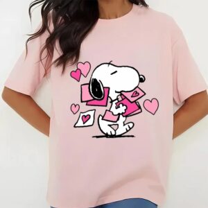 Valentines Womens Shirts Snoopy Valentine Holiday Valentine Day Gifts Shirt 3