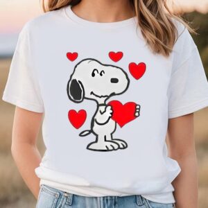 Valentines Womens Shirts Snoopy With Heart Sweatshirt Puppy Love Vintage Inspired Valentines Funny Valentine T Shirt 1