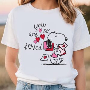 Valentines Womens Shirts Snoopy You Are So Loved Valentine Shirt 1