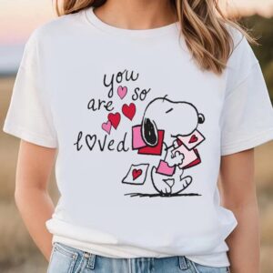 Valentines Womens Shirts Snoopy You Are So Loved Valentine Shirt 2