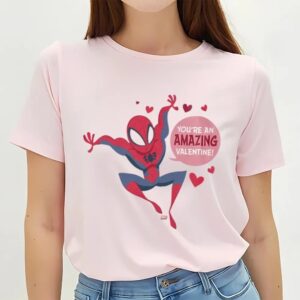 Valentines Womens Shirts Spiderman Valentine Youre An Amazing Valentine T Shirt 3